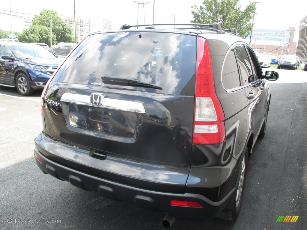 2009 CR-V EX-L 4WD - Crystal Black Pearl / Black photo #5