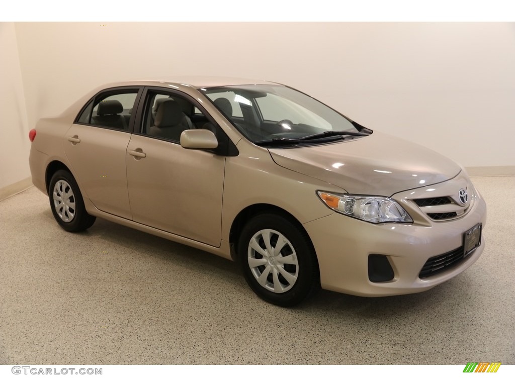 2011 Corolla LE - Sandy Beach Metallic / Bisque photo #1