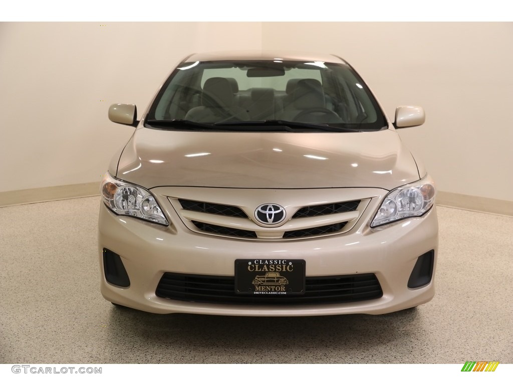 2011 Corolla LE - Sandy Beach Metallic / Bisque photo #2
