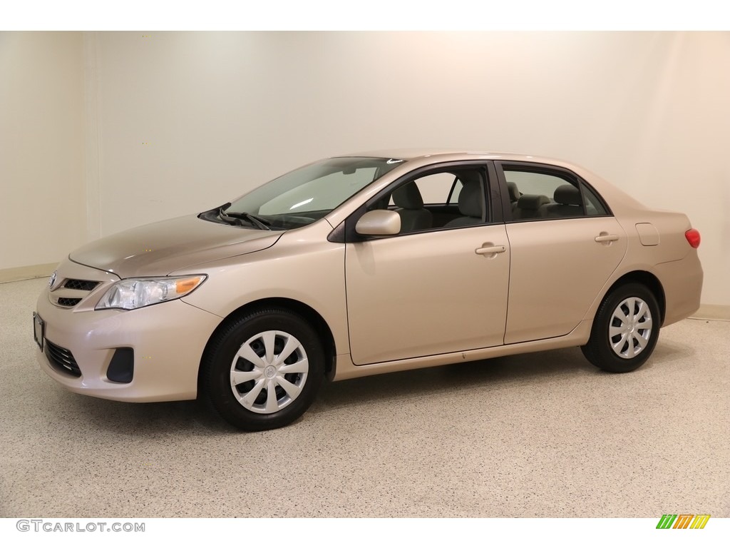 2011 Corolla LE - Sandy Beach Metallic / Bisque photo #3
