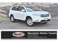 Blizzard White Pearl 2012 Toyota Highlander SE 4WD