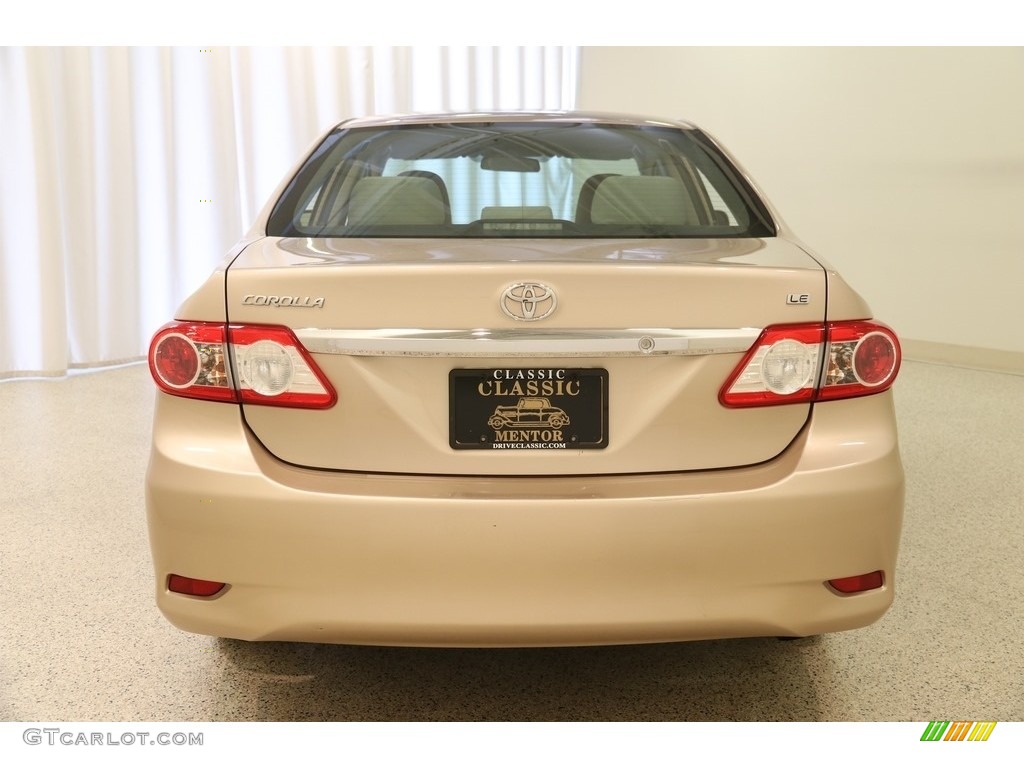 2011 Corolla LE - Sandy Beach Metallic / Bisque photo #15
