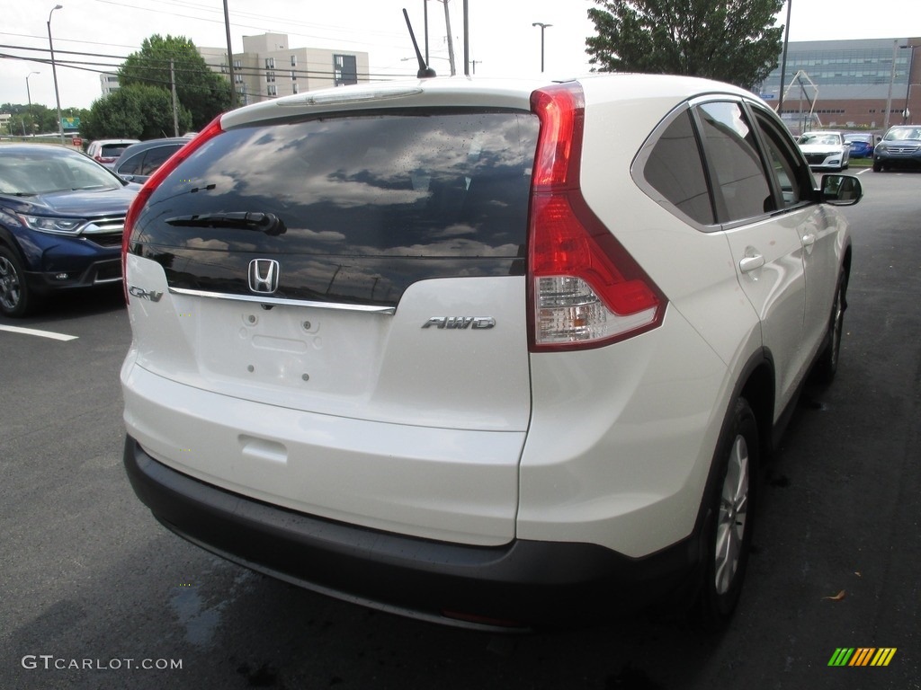 2014 CR-V EX AWD - White Diamond Pearl / Gray photo #5