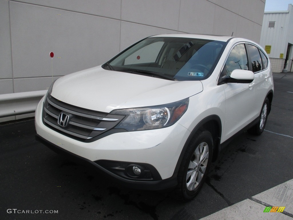 2014 CR-V EX AWD - White Diamond Pearl / Gray photo #9