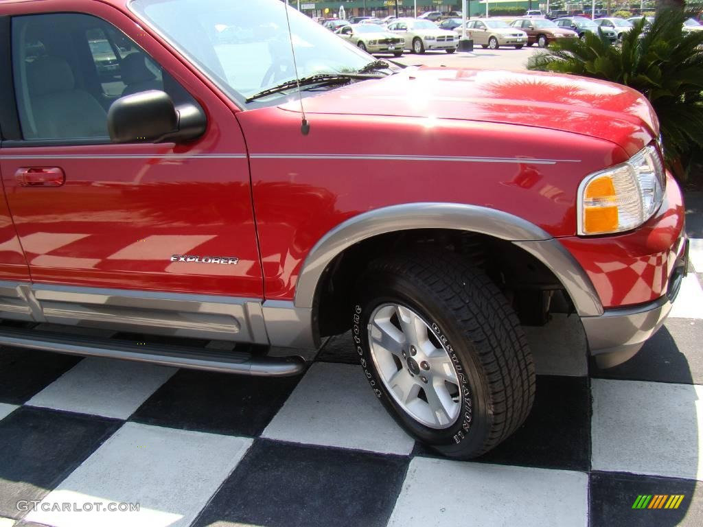 2004 Explorer XLT - Redfire Metallic / Graphite photo #22