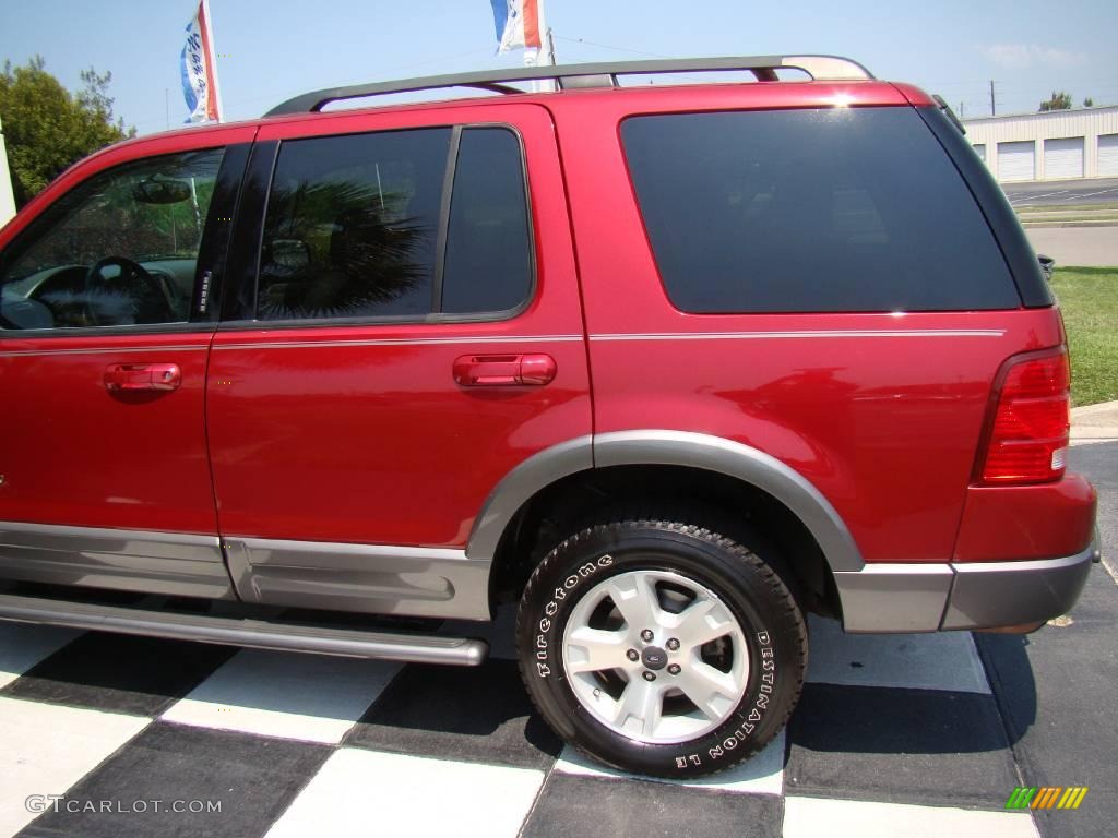 2004 Explorer XLT - Redfire Metallic / Graphite photo #24