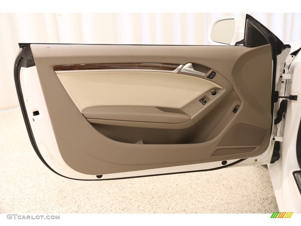 2011 A5 2.0T quattro Coupe - Ibis White / Linen Beige photo #4