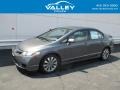 Polished Metal Metallic 2010 Honda Civic EX Sedan