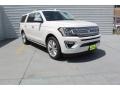 2019 White Platinum Metallic Tri-Coat Ford Expedition Platinum Max  photo #2