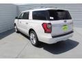 2019 White Platinum Metallic Tri-Coat Ford Expedition Platinum Max  photo #6