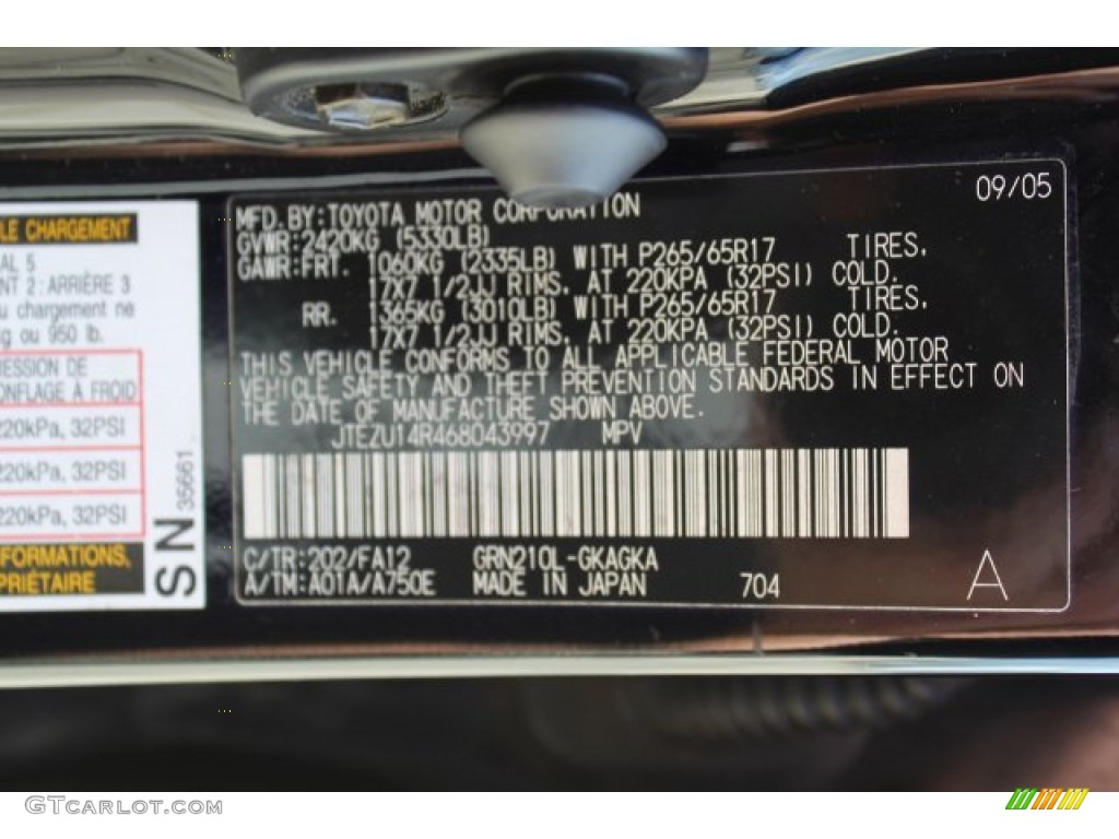 2006 4Runner SR5 - Black / Stone Gray photo #30