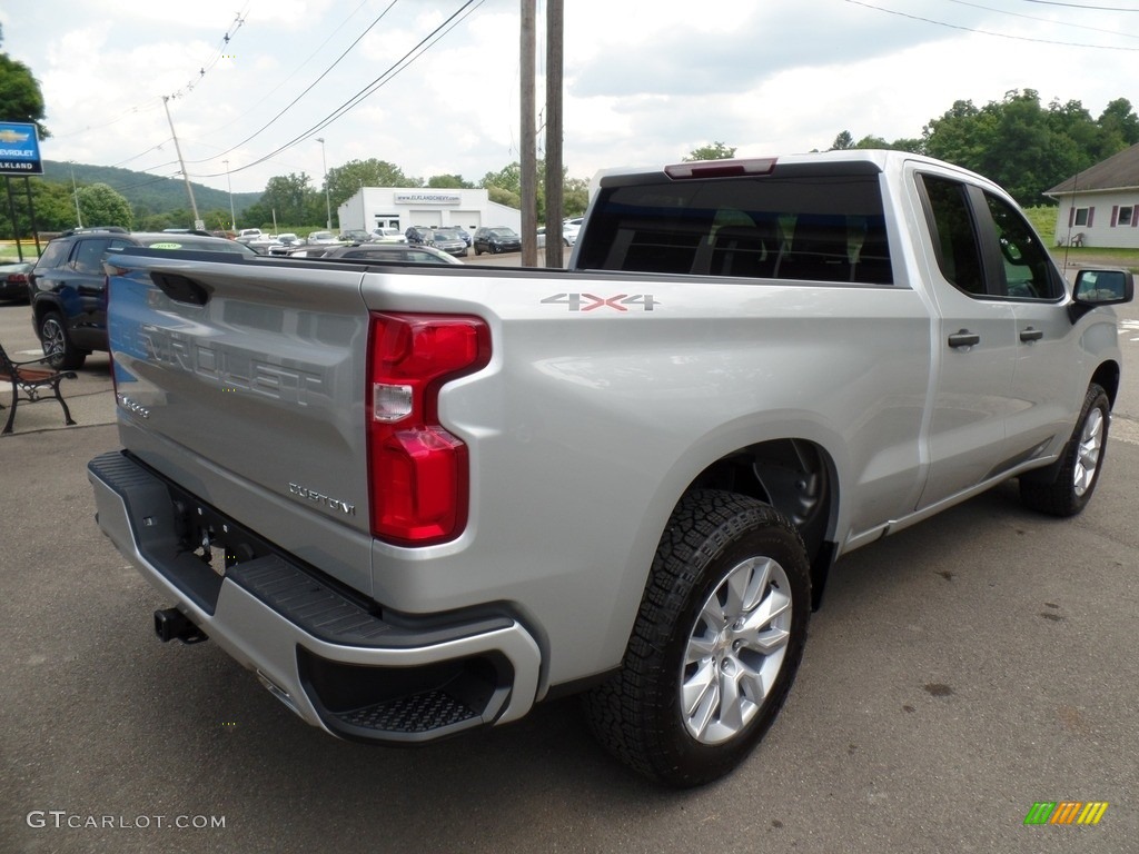 2019 Silverado 1500 Custom Double Cab 4WD - Silver Ice Metallic / Jet Black photo #7