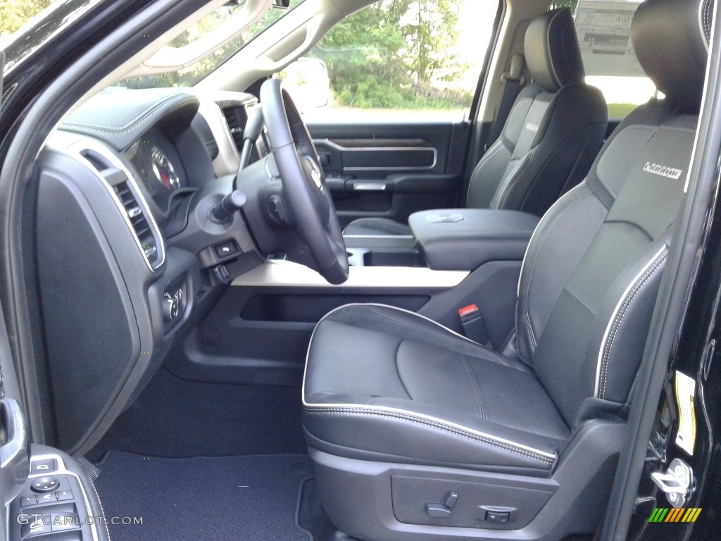 Black Interior 2019 Ram 3500 Laramie Crew Cab 4x4 Photo #134501984