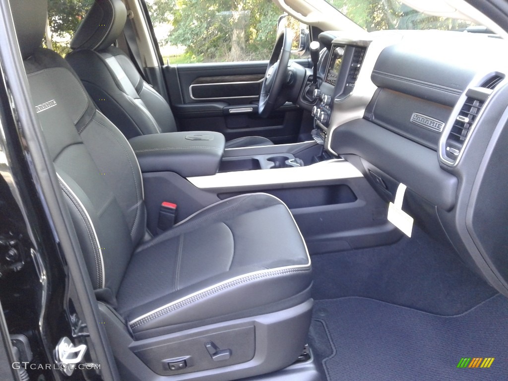 Black Interior 2019 Ram 3500 Laramie Crew Cab 4x4 Photo #134502089