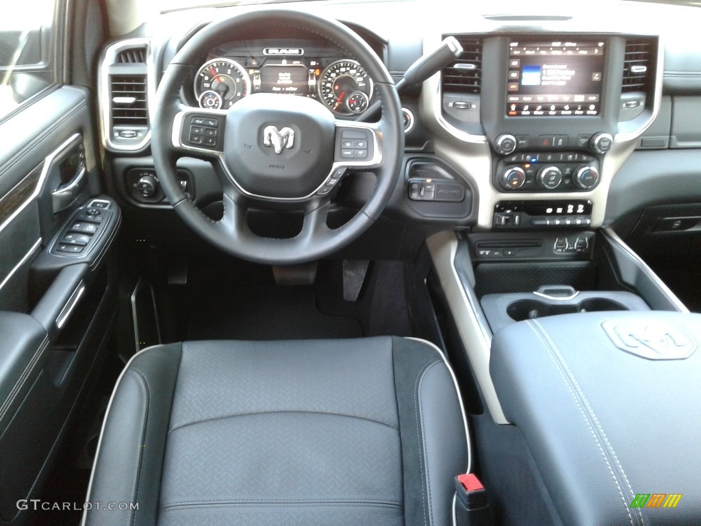 2019 Ram 3500 Laramie Crew Cab 4x4 Black Dashboard Photo #134502377