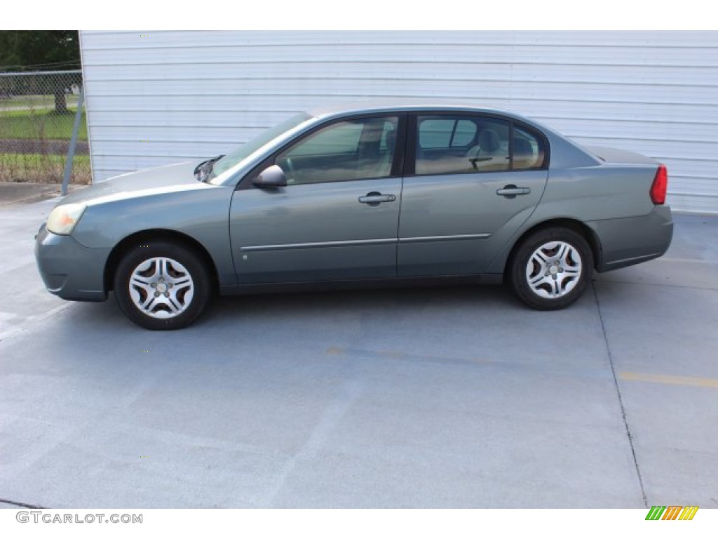 2006 Malibu LS Sedan - Medium Gray Metallic / Titanium Gray photo #6