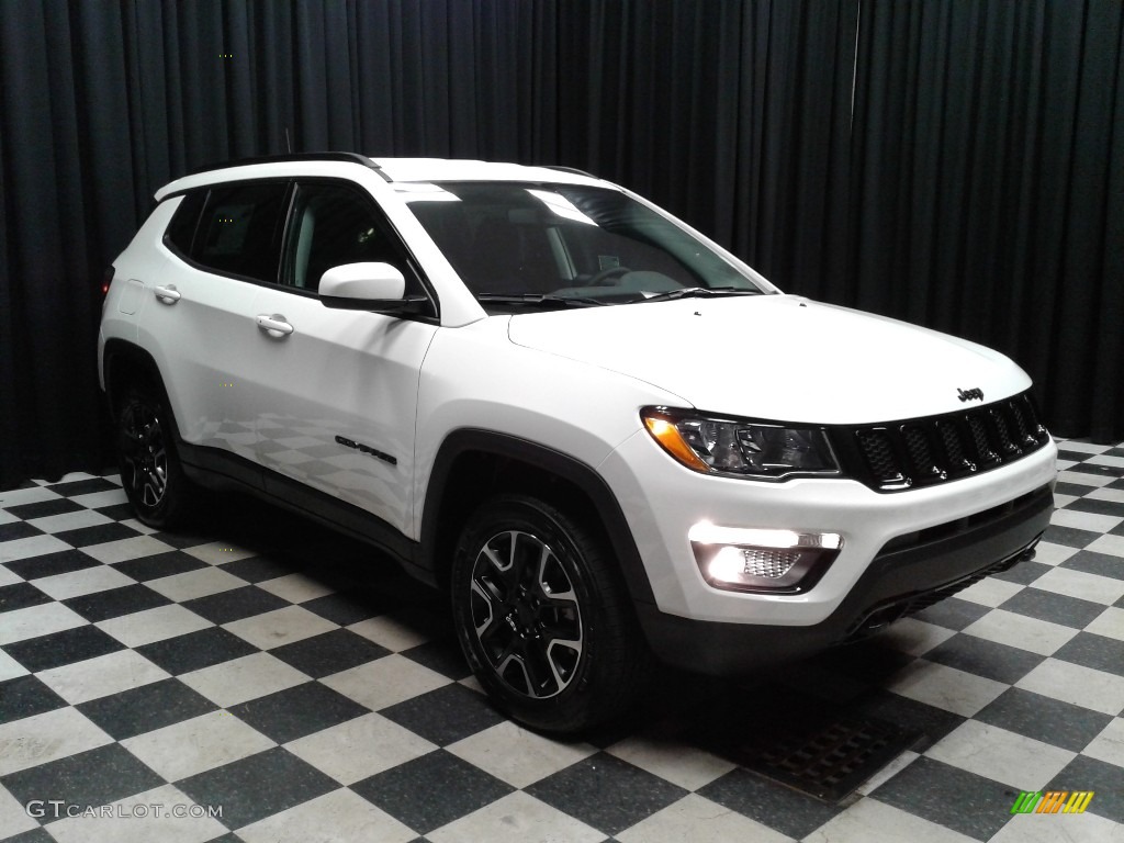 White 2019 Jeep Compass Sport 4x4 Exterior Photo #134502512