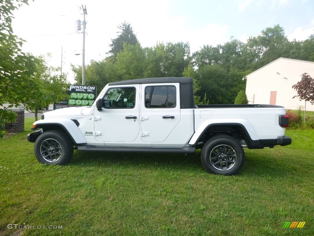 2020 Gladiator Overland 4x4 - Bright White / Black photo #2