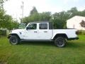 2020 Bright White Jeep Gladiator Overland 4x4  photo #2