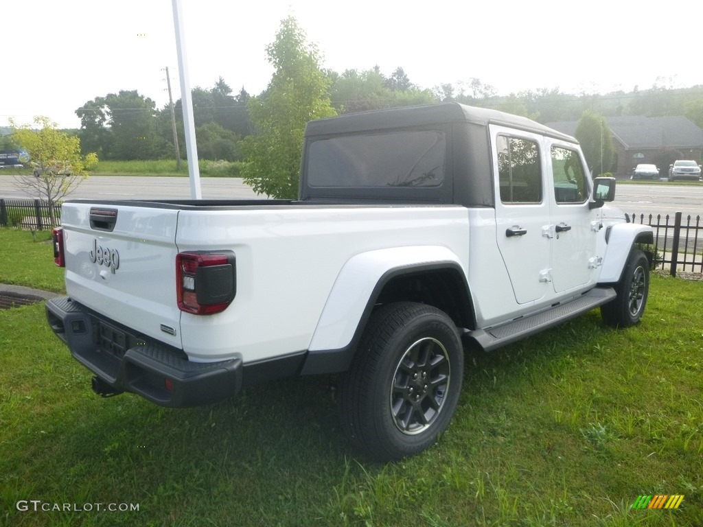 2020 Gladiator Overland 4x4 - Bright White / Black photo #5