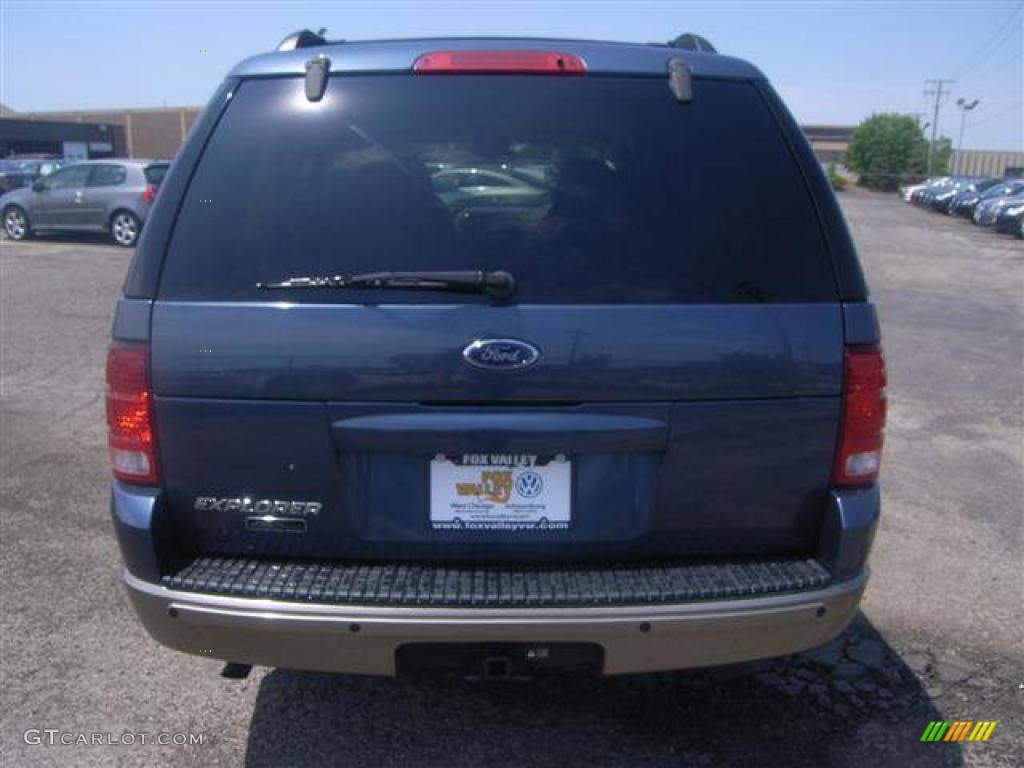 2004 Explorer Eddie Bauer 4x4 - Medium Wedgewood Blue Metallic / Medium Parchment photo #13