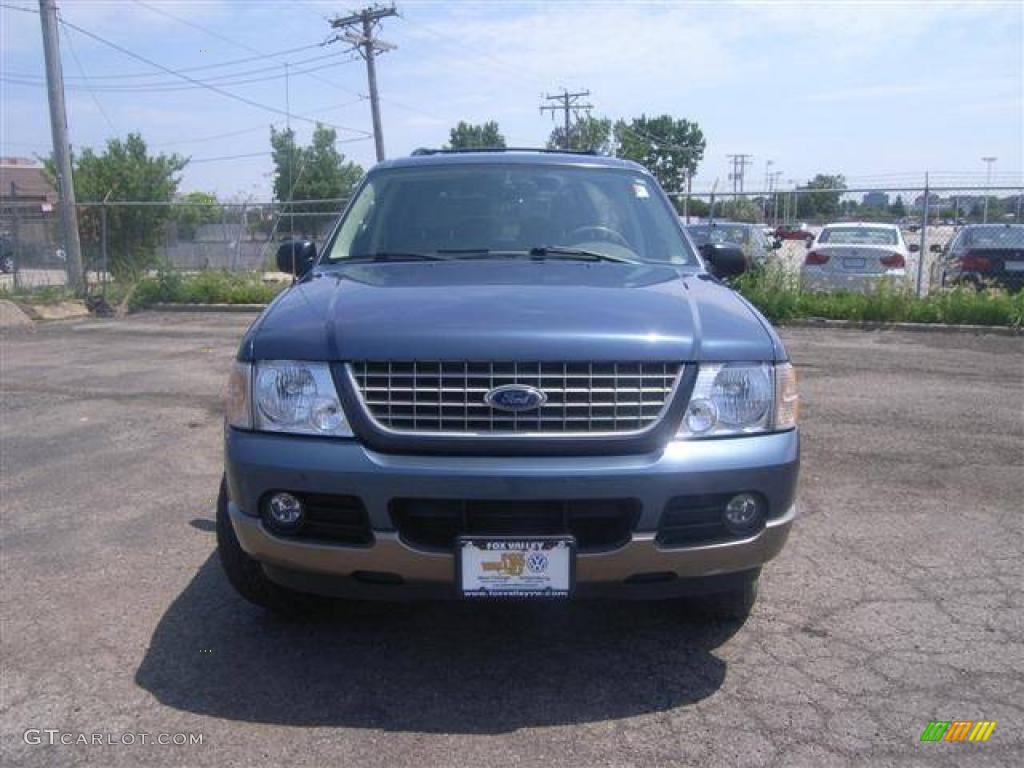 2004 Explorer Eddie Bauer 4x4 - Medium Wedgewood Blue Metallic / Medium Parchment photo #16