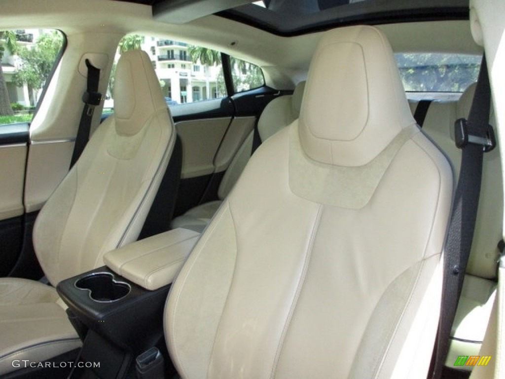 2013 Tesla Model S P85 Performance Front Seat Photo #134503556