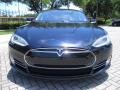 2013 Blue Metallic Tesla Model S P85 Performance  photo #29