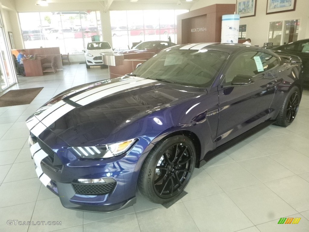 Kona Blue 2019 Ford Mustang Shelby GT350 Exterior Photo #134504396
