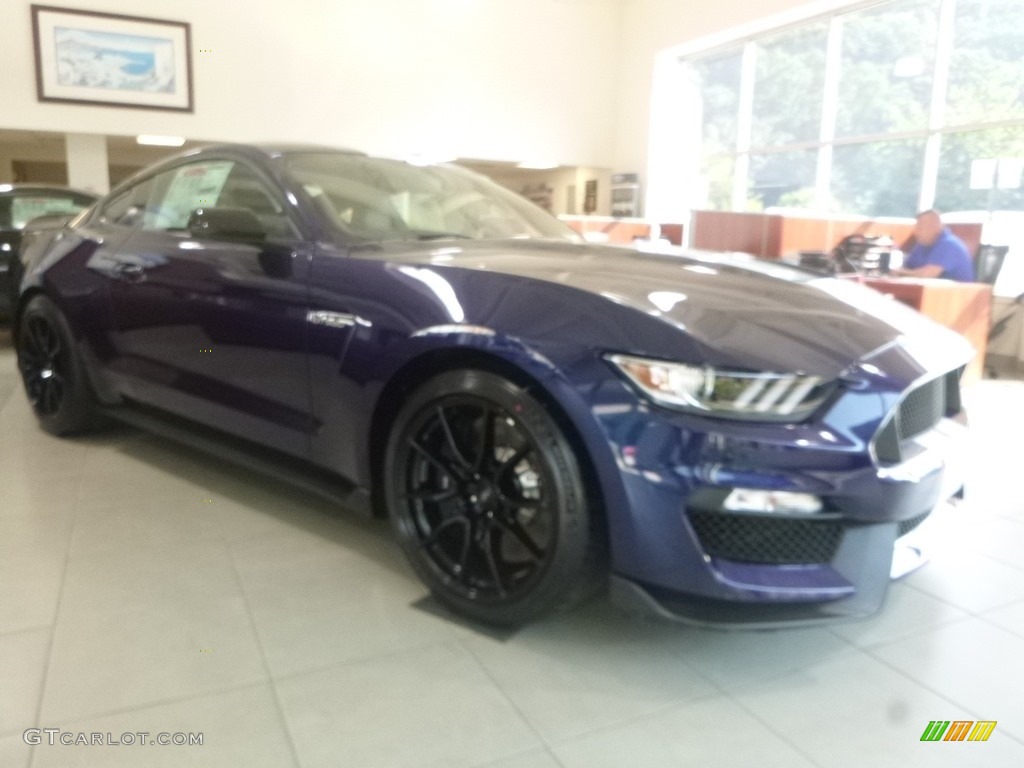 2019 Mustang Shelby GT350 - Kona Blue / GT350 Ebony Leather/Miko Suede photo #9