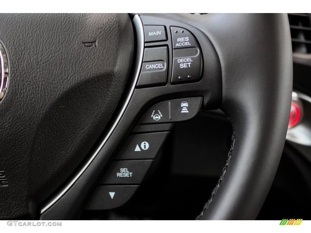 2019 Acura ILX Premium Ebony Steering Wheel Photo #134504735