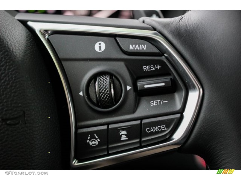 2020 Acura RDX Technology AWD Ebony Steering Wheel Photo #134504849