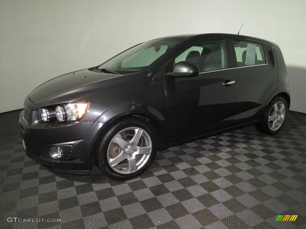 2014 Sonic LTZ Hatchback - Ashen Gray Metallic / Jet Black/Dark Titanium photo #7