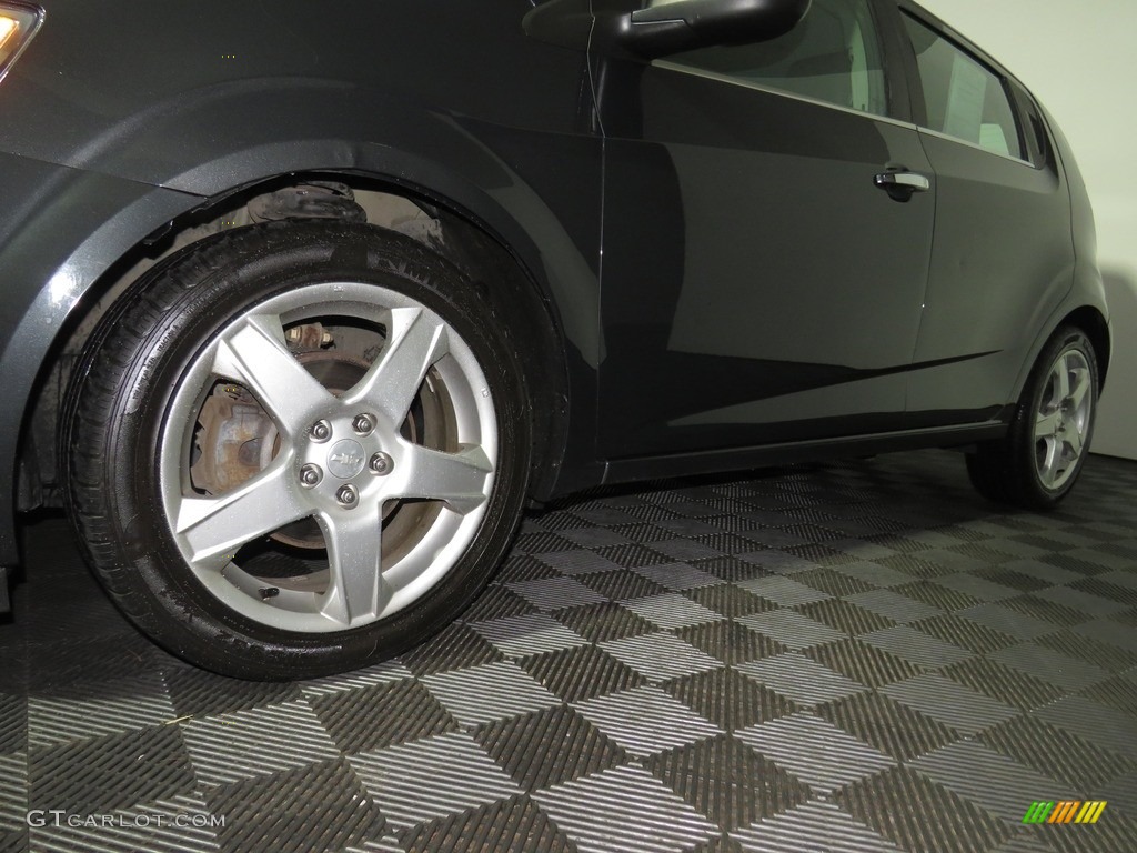 2014 Sonic LTZ Hatchback - Ashen Gray Metallic / Jet Black/Dark Titanium photo #8
