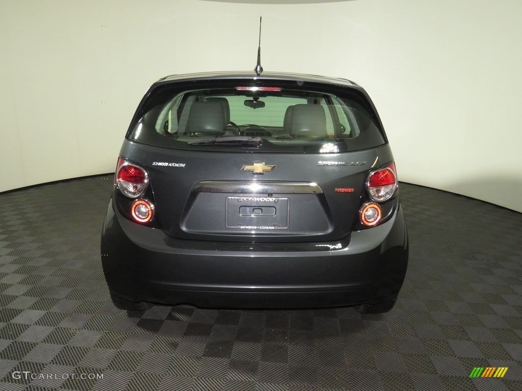 2014 Sonic LTZ Hatchback - Ashen Gray Metallic / Jet Black/Dark Titanium photo #11