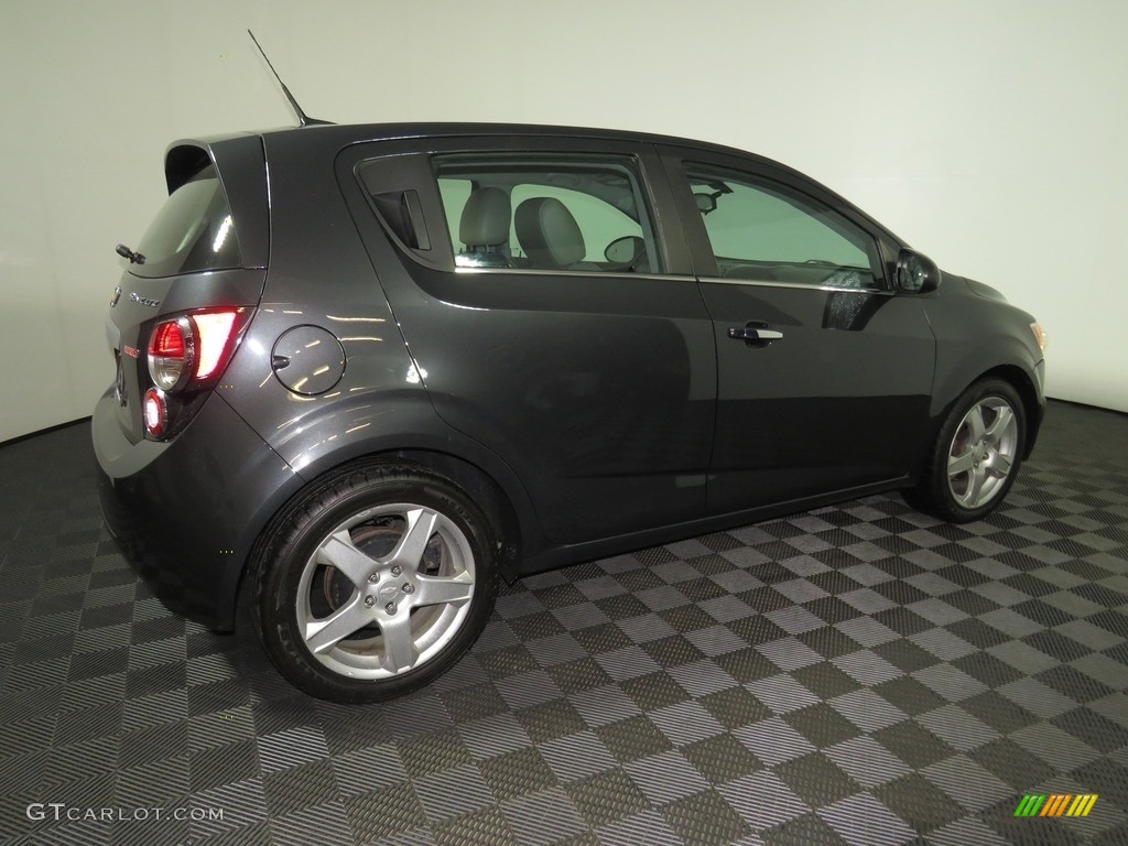 2014 Sonic LTZ Hatchback - Ashen Gray Metallic / Jet Black/Dark Titanium photo #14