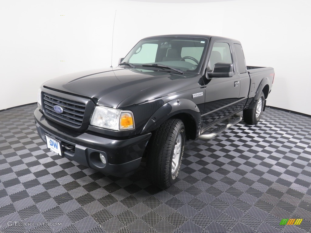 2009 Ranger Sport SuperCab 4x4 - Black / Medium Dark Flint photo #8