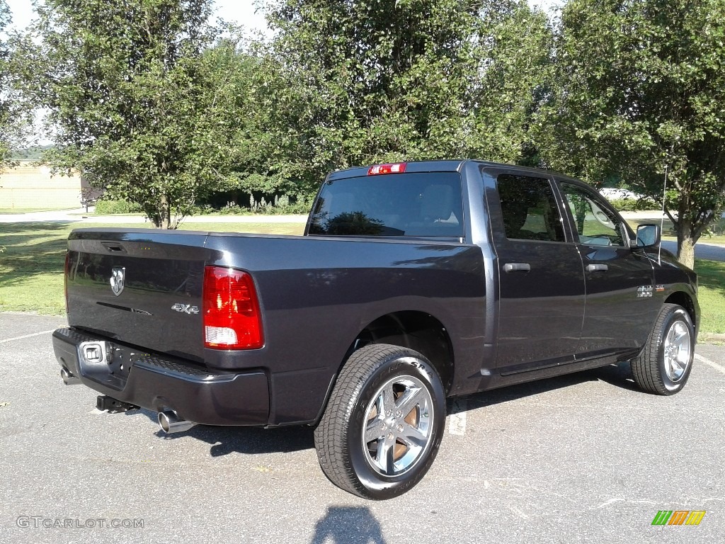 2017 1500 Express Crew Cab 4x4 - Maximum Steel Metallic / Black/Diesel Gray photo #6
