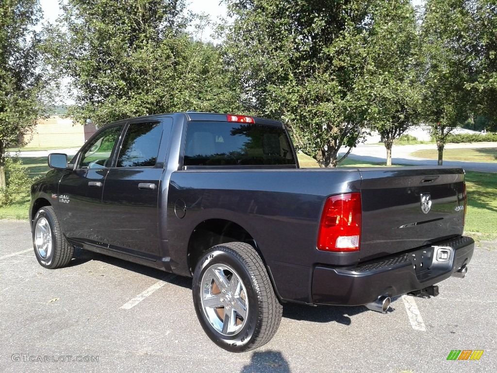 2017 1500 Express Crew Cab 4x4 - Maximum Steel Metallic / Black/Diesel Gray photo #8