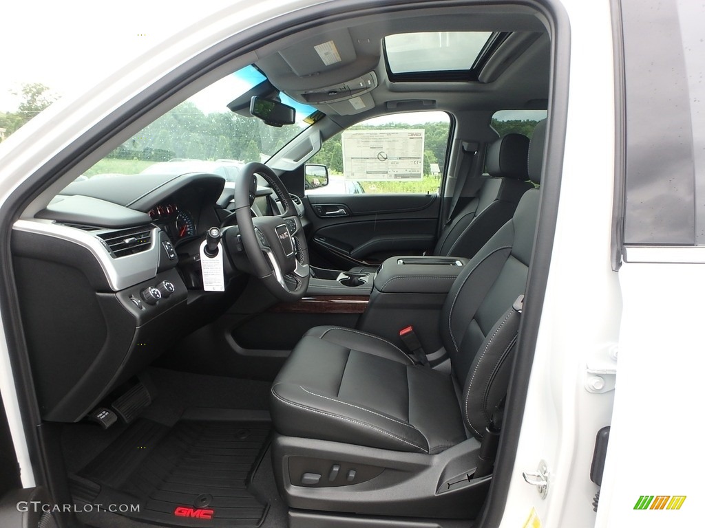 Jet Black Interior 2020 GMC Yukon SLT 4WD Photo #134507778