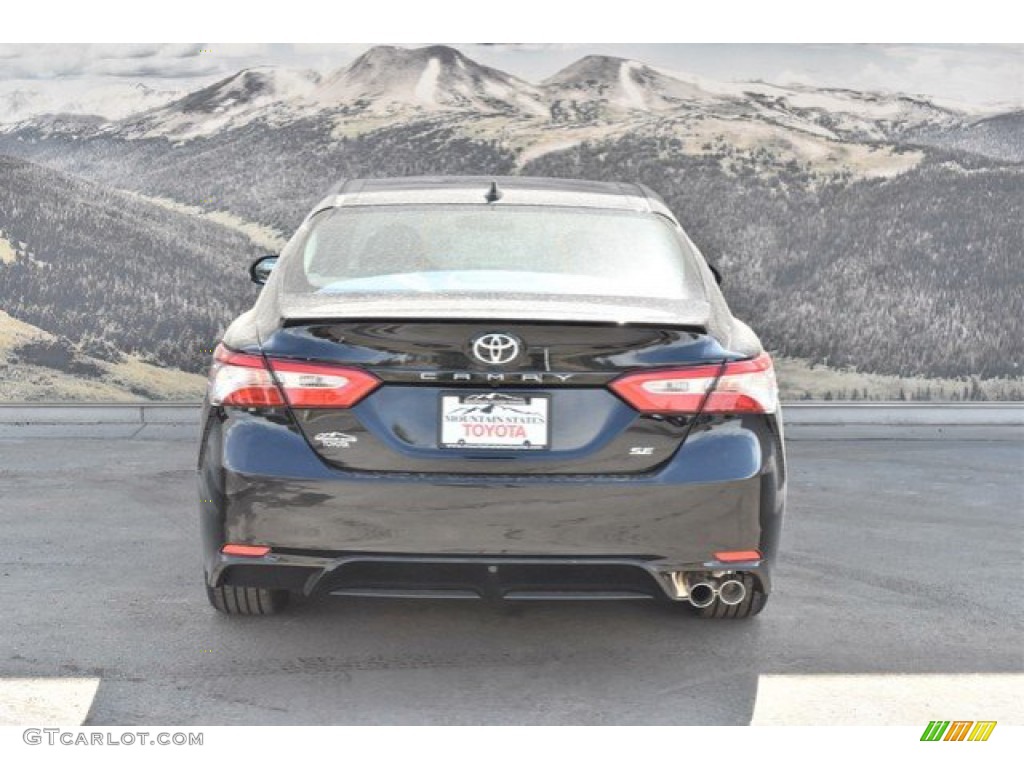 2019 Camry LE - Midnight Black Metallic / Black photo #4