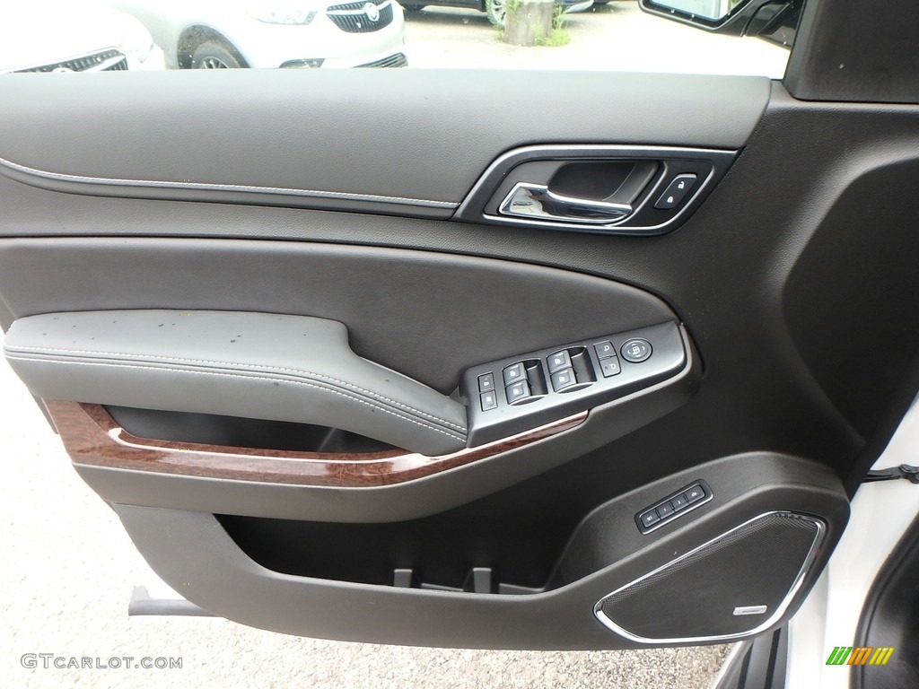 2020 GMC Yukon SLT 4WD Jet Black Door Panel Photo #134507895