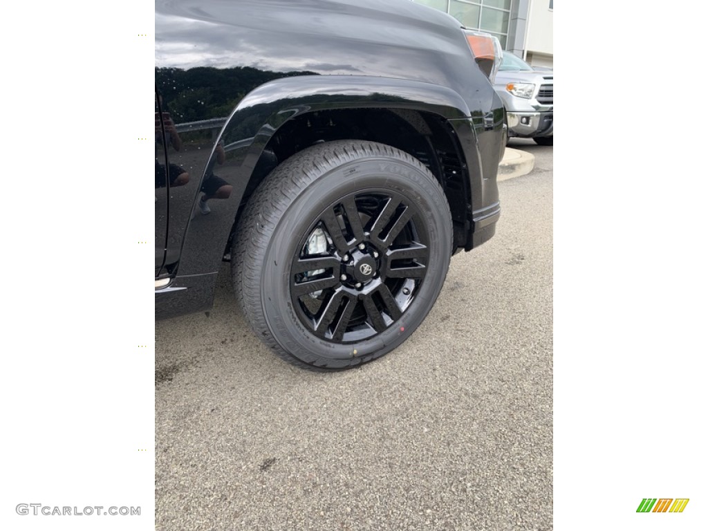 2019 4Runner Nightshade Edition 4x4 - Midnight Black metallic / Black photo #36