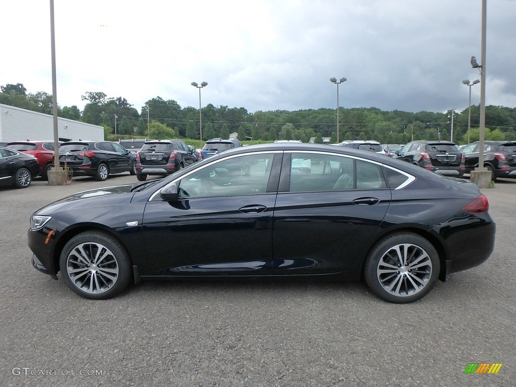 2019 Regal Sportback Essence AWD - Dark Moon Blue Metallic / Shale photo #9