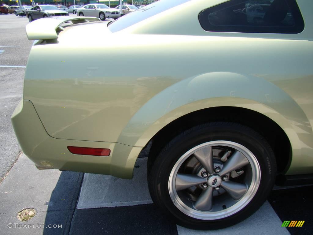 2006 Mustang V6 Deluxe Coupe - Legend Lime Metallic / Dark Charcoal photo #22