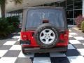 2006 Flame Red Jeep Wrangler X 4x4  photo #4
