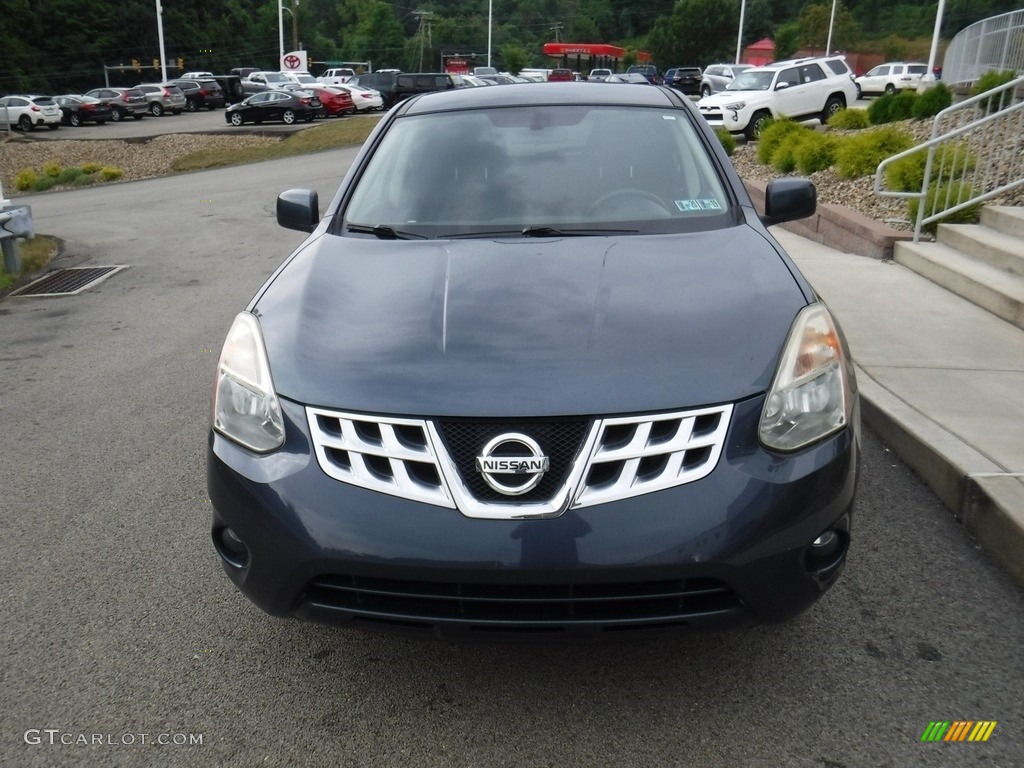 2013 Rogue S AWD - Graphite Blue / Black photo #3