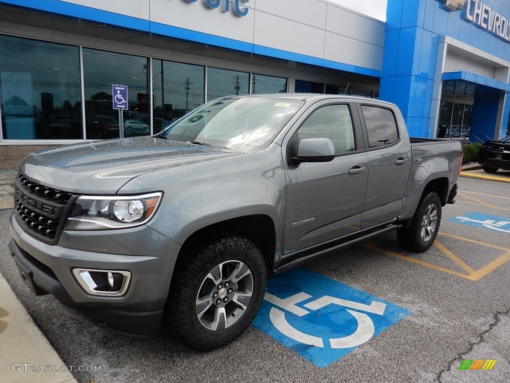 2019 Colorado Z71 Crew Cab 4x4 - Satin Steel Metallic / Jet Black photo #1