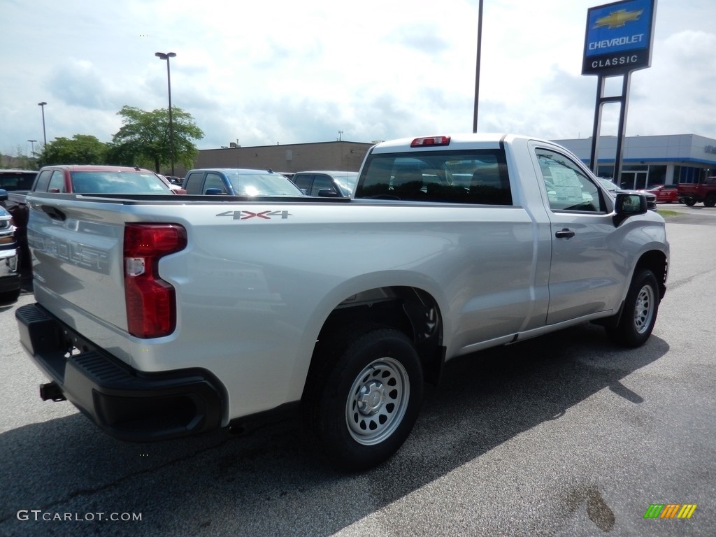 2019 Silverado 1500 WT Regular Cab 4WD - Silver Ice Metallic / Dark Ash/Jet Black photo #4