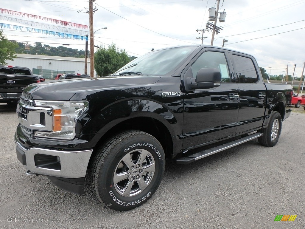 Agate Black 2019 Ford F150 XLT SuperCrew 4x4 Exterior Photo #134512185